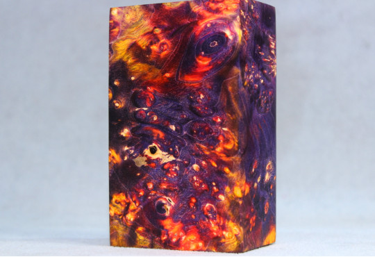 Stabilized Maple Burl Wood Mod Block